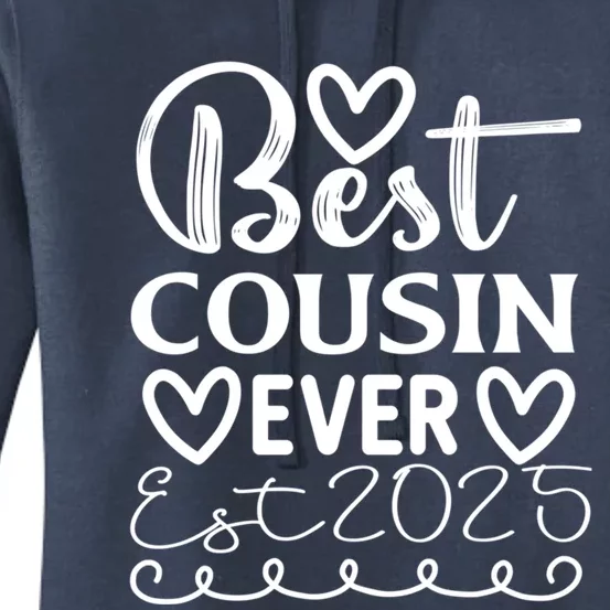 Funny Cousin Crew Matching Fam Best Cousin Since 2025 Family Gift Women's Pullover Hoodie