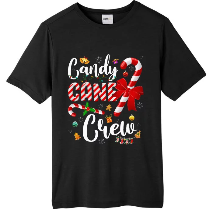 Funny Candy Cane Crew Christmas Sweet Candy Light Lover ChromaSoft Performance T-Shirt