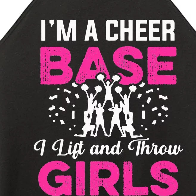 Funny Cheer Cheerleader Cheerleading Squad Coach Team Flyer Women’s Perfect Tri Rocker Tank