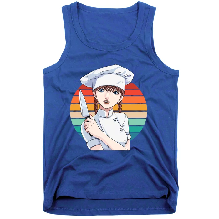 Female Cook Culinary Kitchen Chef Cooking Gourmet Gift Tank Top