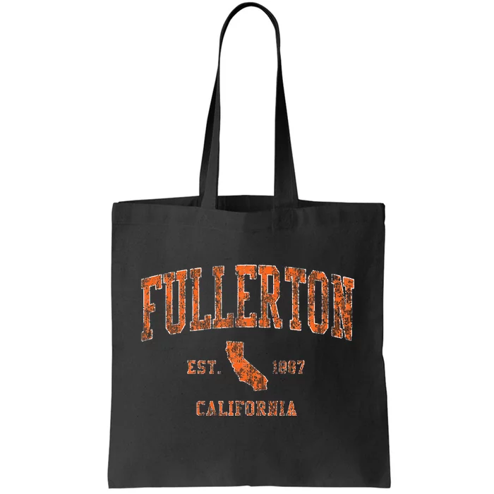 Fullerton California Ca Vintage Tote Bag