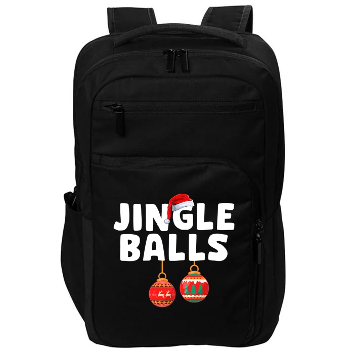 Funny Christmas Chestnuts Jingle Balls Matching Couple Gift Impact Tech Backpack