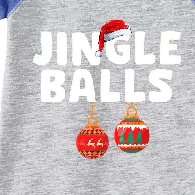 Funny Christmas Chestnuts Jingle Balls Matching Couple Gift Infant Baby Jersey Bodysuit