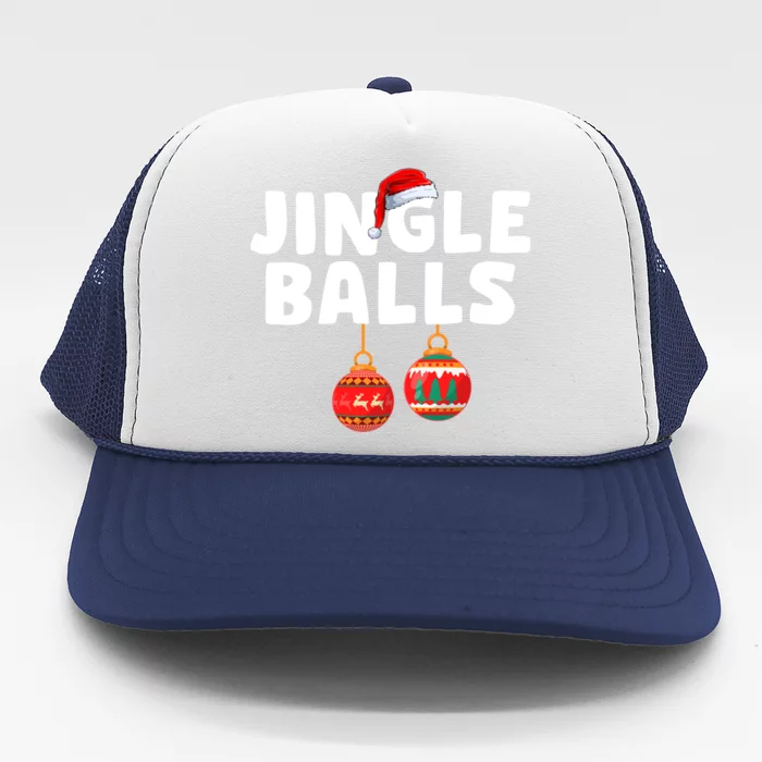 Funny Christmas Chestnuts Jingle Balls Matching Couple Gift Trucker Hat