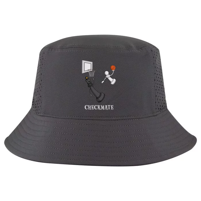 Funny Checkmate Chess Basketball Game Board King Pawn Piece Cool Comfort Performance Bucket Hat