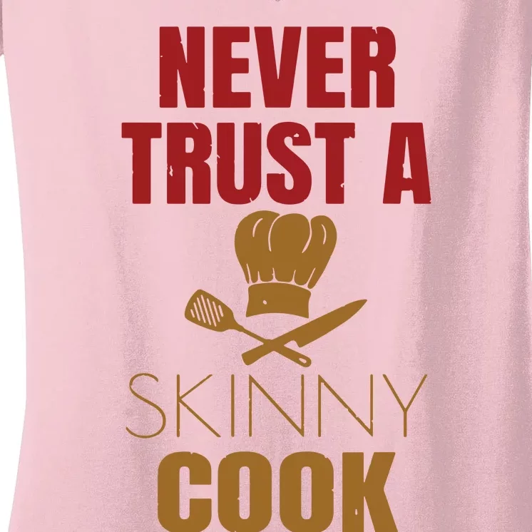 Funny Chef Cook Culinary Arts Cooking Humor Tee Gift Women's V-Neck T-Shirt