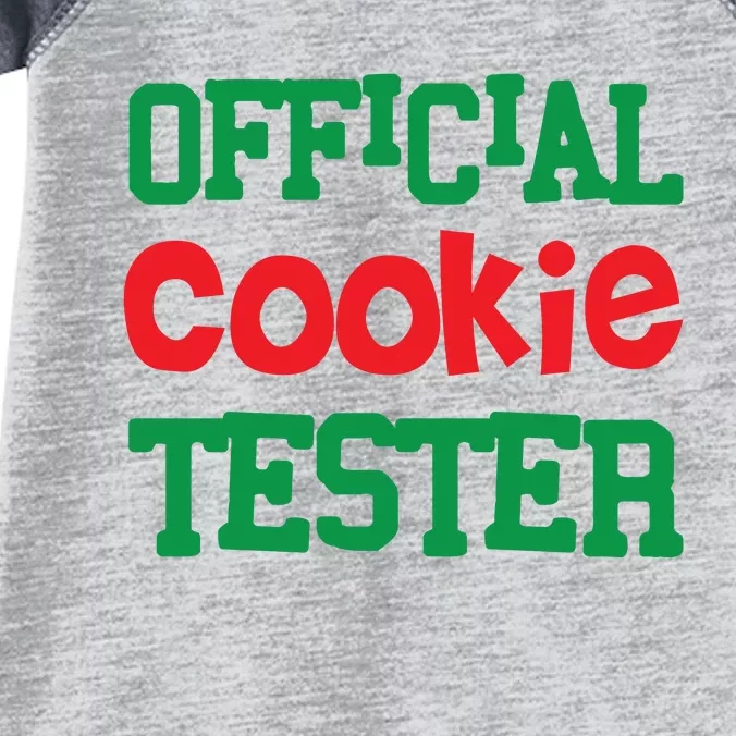 Funny Christmas Cookie Tester Infant Baby Jersey Bodysuit