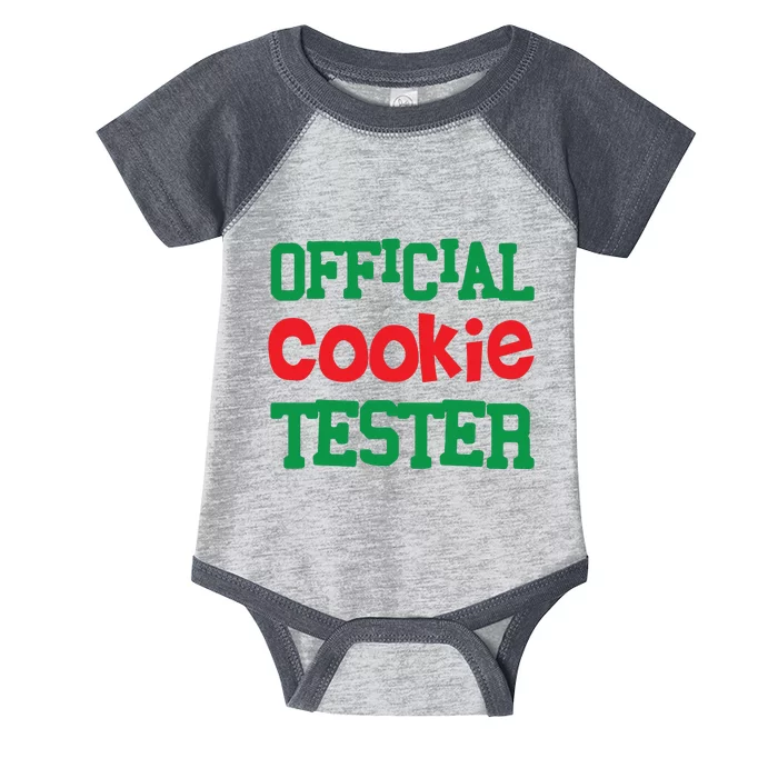 Funny Christmas Cookie Tester Infant Baby Jersey Bodysuit