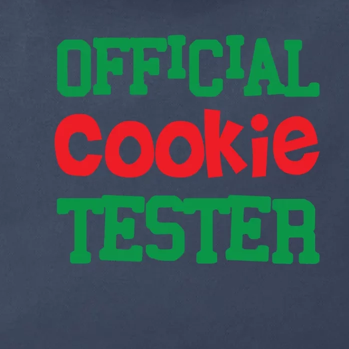 Funny Christmas Cookie Tester Zip Tote Bag