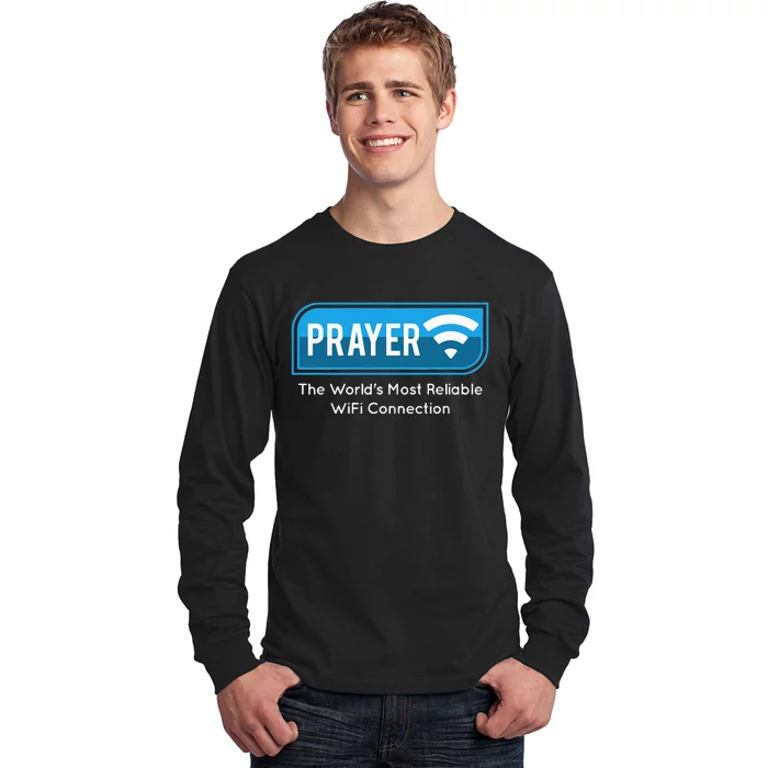 Funny Christian Catholic Gift Prayer Faith Pastor Long Sleeve Shirt