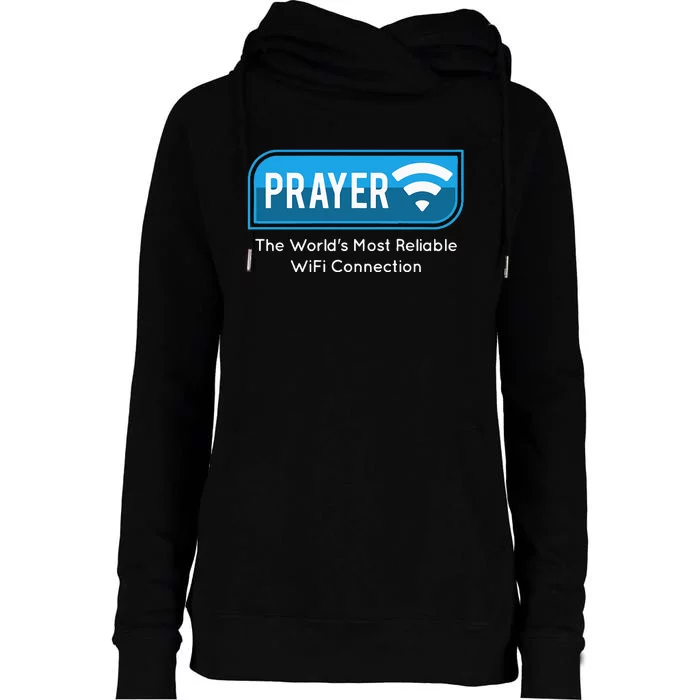 Funny Christian Catholic Gift Prayer Faith Pastor Womens Funnel Neck Pullover Hood