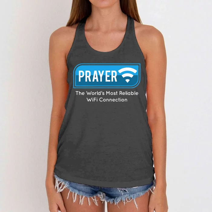 Funny Christian Catholic Gift Prayer Faith Pastor Women's Knotted Racerback Tank