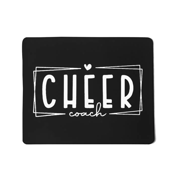 Funny Cheer Coach Cute Cheer Leader Happy Game Day Classic Mousepad