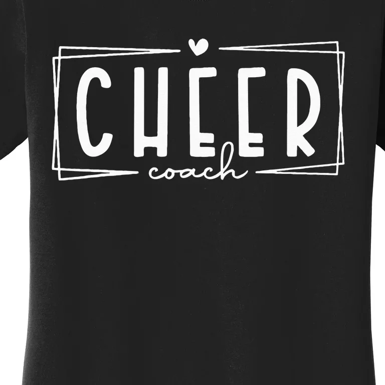 Funny Cheer Coach Cute Cheer Leader Happy Game Day Classic Women's T-Shirt