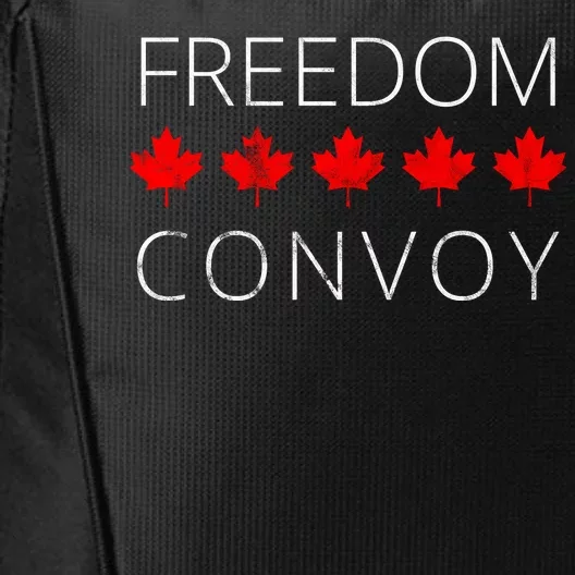 Freedom Convoy Canadian Trucker City Backpack