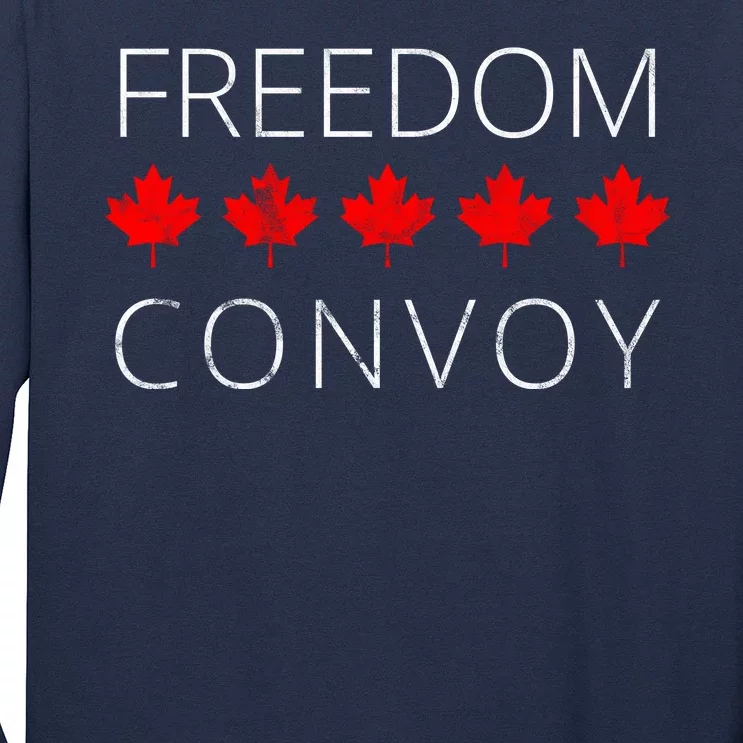 Freedom Convoy Canadian Trucker Long Sleeve Shirt