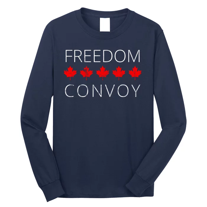 Freedom Convoy Canadian Trucker Long Sleeve Shirt