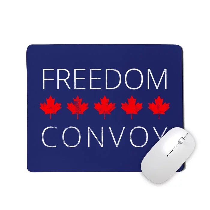 Freedom Convoy Canadian Trucker Mousepad