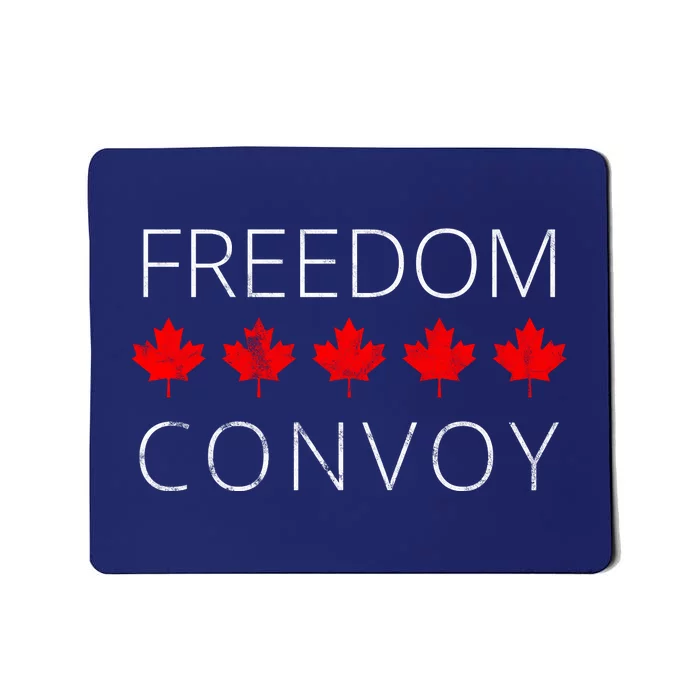 Freedom Convoy Canadian Trucker Mousepad