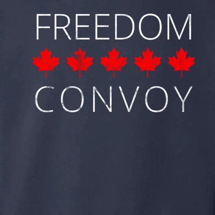 Freedom Convoy Canadian Trucker Toddler Hoodie