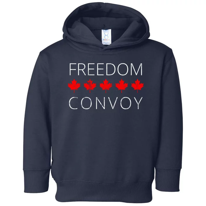 Freedom Convoy Canadian Trucker Toddler Hoodie