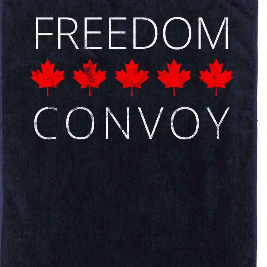 Freedom Convoy Canadian Trucker Platinum Collection Golf Towel