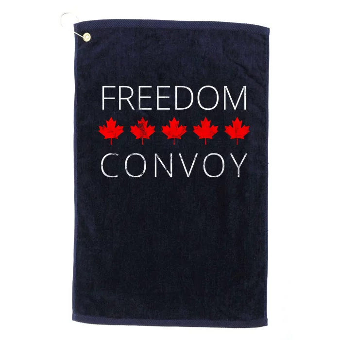 Freedom Convoy Canadian Trucker Platinum Collection Golf Towel