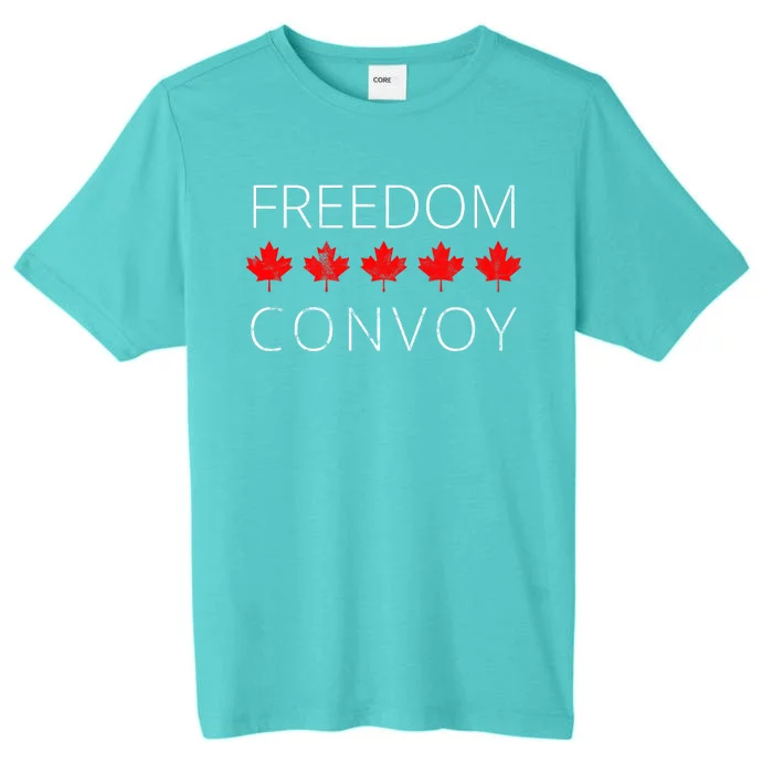 Freedom Convoy Canadian Trucker ChromaSoft Performance T-Shirt