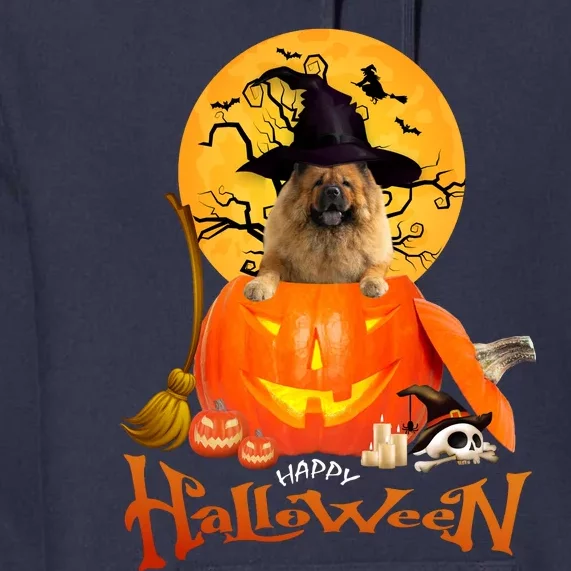 Funny Chow Chow Dog Spooky Halloween Premium Hoodie