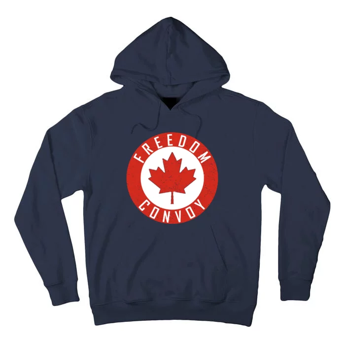 Freedom Convoy Canadian Truckers Canada Leaf Tall Hoodie