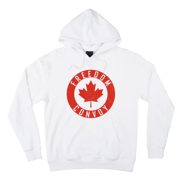 Freedom Convoy Canadian Truckers Canada Leaf Hoodie