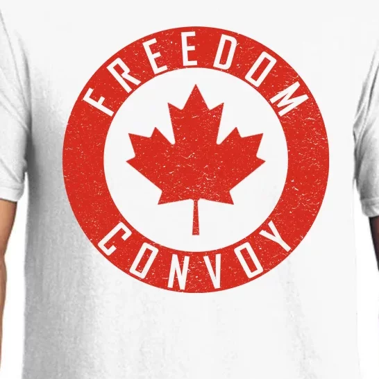 Freedom Convoy Canadian Truckers Canada Leaf Pajama Set