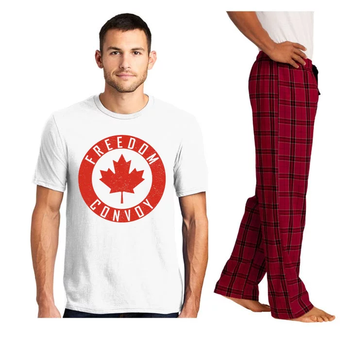 Freedom Convoy Canadian Truckers Canada Leaf Pajama Set