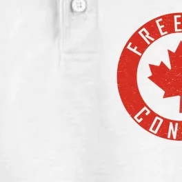 Freedom Convoy Canadian Truckers Canada Leaf Dry Zone Grid Performance Polo