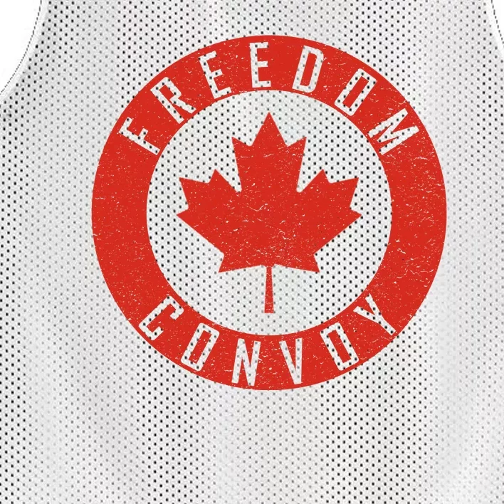 Freedom Convoy Canadian Truckers Canada Leaf Mesh Reversible Basketball Jersey Tank