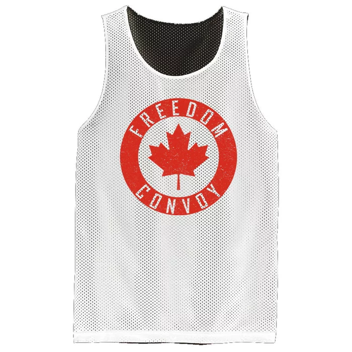 Freedom Convoy Canadian Truckers Canada Leaf Mesh Reversible Basketball Jersey Tank