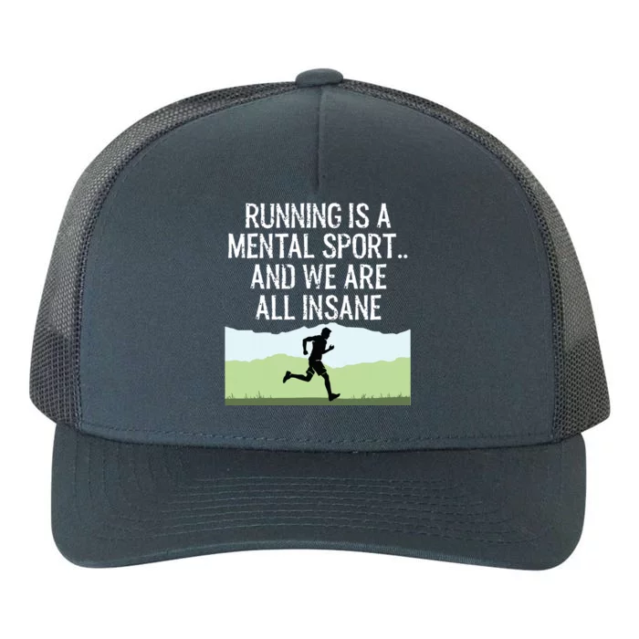 Funny Cross Country Running Is Insane Yupoong Adult 5-Panel Trucker Hat