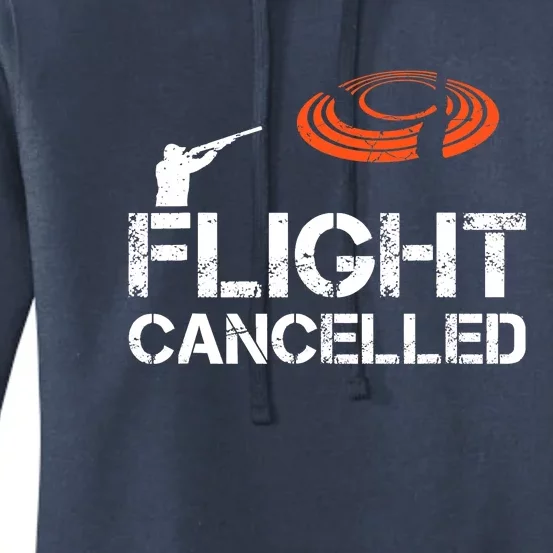 Flight Cancelled Clay Shooting Skeet Trap Shooting Women's Pullover Hoodie