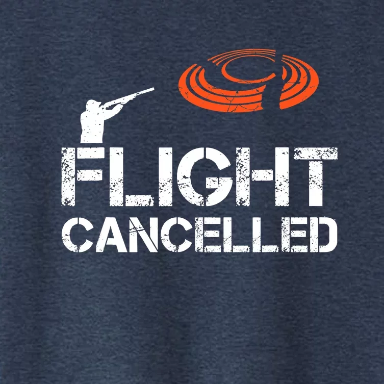 Flight Cancelled Clay Shooting Skeet Trap Shooting Women's Crop Top Tee