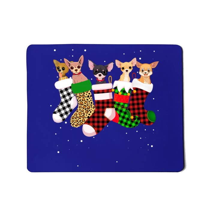 Funny Chihuahua Christmas Socks Costume Merry Xmas Dog Gift Mousepad