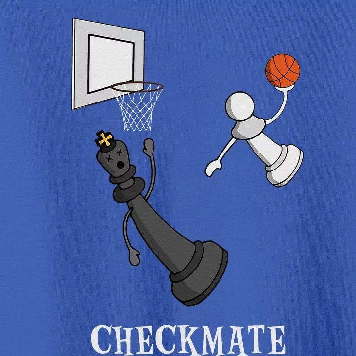 Funny Checkmate Chess Basketball Game Board King Pawn Piece Toddler T-Shirt