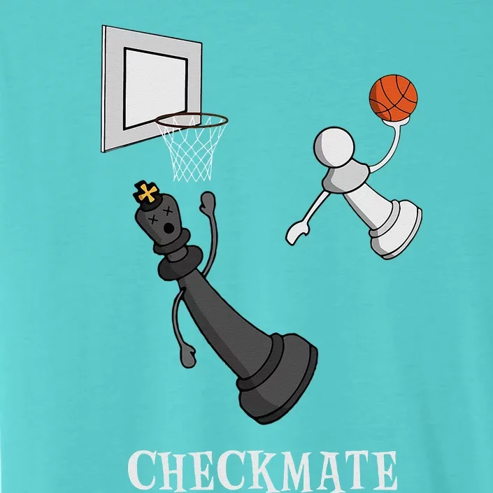 Funny Checkmate Chess Basketball Game Board King Pawn Piece ChromaSoft Performance T-Shirt