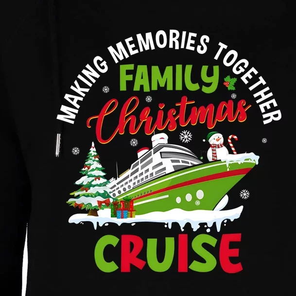 Family Christmas Cruise 2024 Matching Family Womens Funnel Neck Pullover Hood