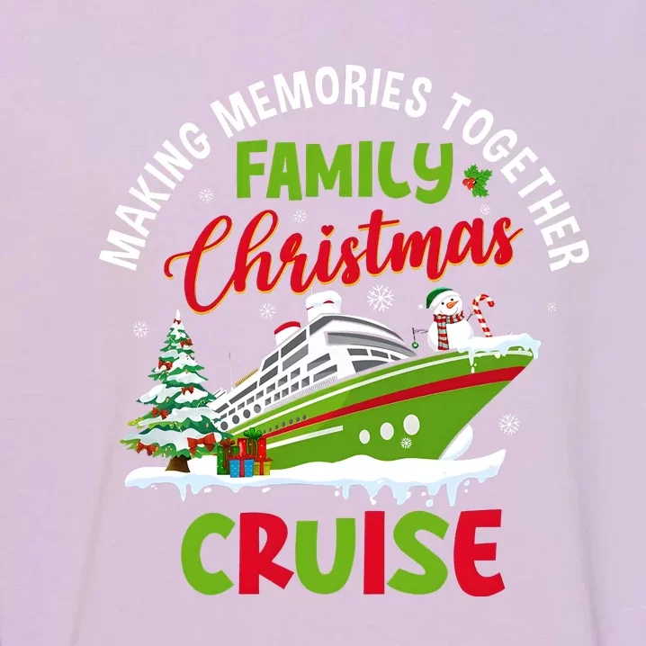 Family Christmas Cruise 2024 Matching Family Garment-Dyed Sweatshirt