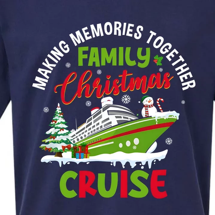 Family Christmas Cruise 2024 Matching Family Sueded Cloud Jersey T-Shirt