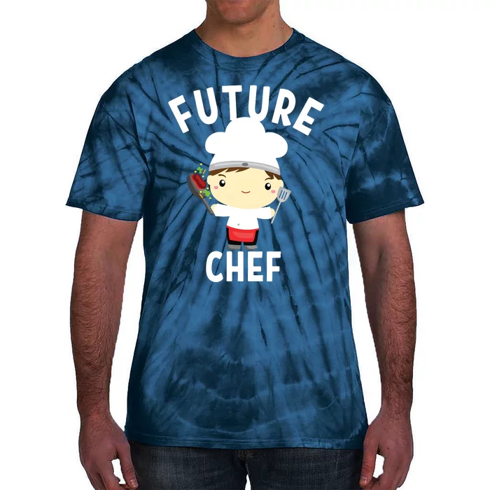 Future Chef Cook Cooking Costume For Adults Tie-Dye T-Shirt