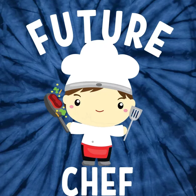 Future Chef Cook Cooking Costume For Adults Tie-Dye T-Shirt