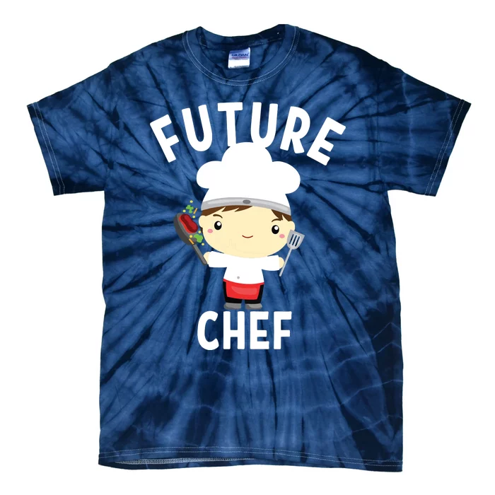 Future Chef Cook Cooking Costume For Adults Tie-Dye T-Shirt