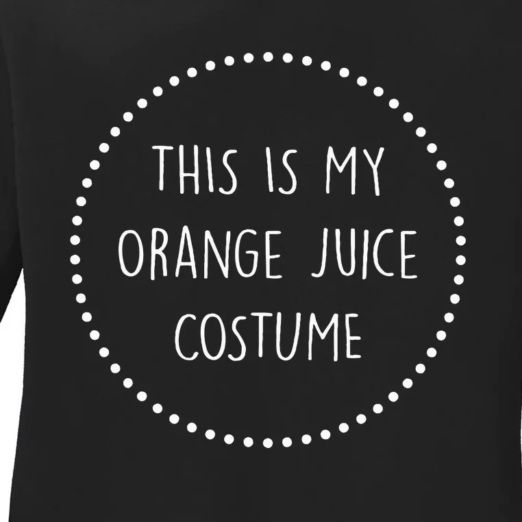 Fruity Citrus Costume Ladies Long Sleeve Shirt