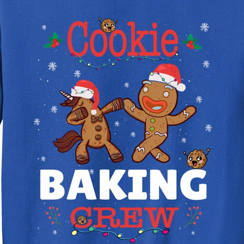 Funny Christmas Chocolate Gingerbread Cookie Baking Crew Gift Tall Sweatshirt